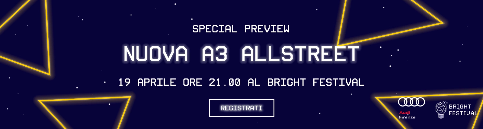 Lancio Audi A3 allstreet - Bright Festival