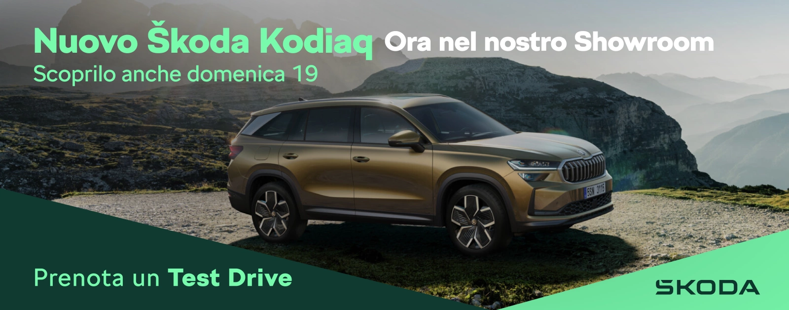 Nuovo Škoda Kodiaq | Prenota ora il tuo test Drive