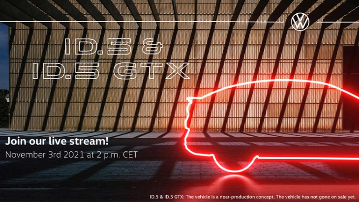 Volkswagen ID.5 GTX: presentazione ufficiale in livestream alle 14:00