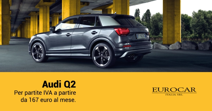 Audi Q2 da 167€ al mese