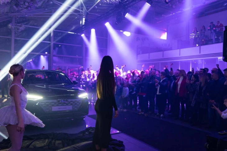 Audi Bonaldi ha presentato la nuova Q8 e-tron nell'Hangar di Bergamo