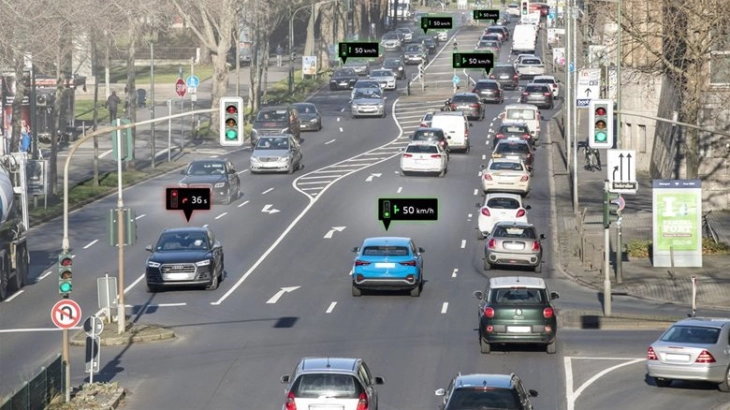 Come funziona la rete di collegamento tra Audi e i semafori?