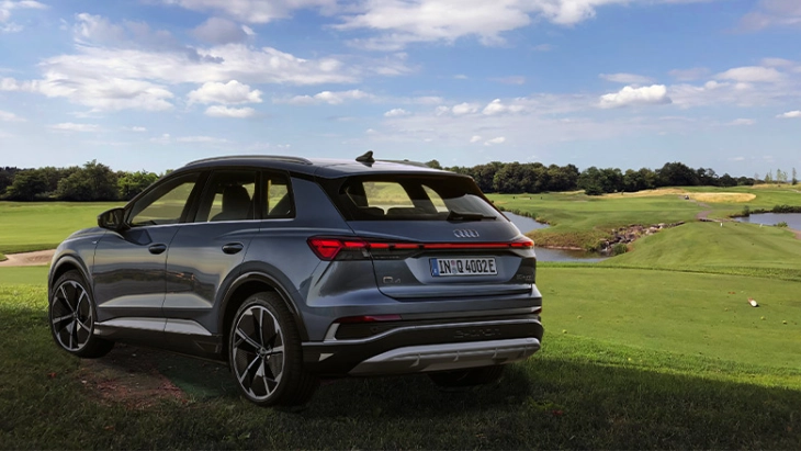Audi Q4 e-tron di Saottini Auto incontra Arzaga Golf Club