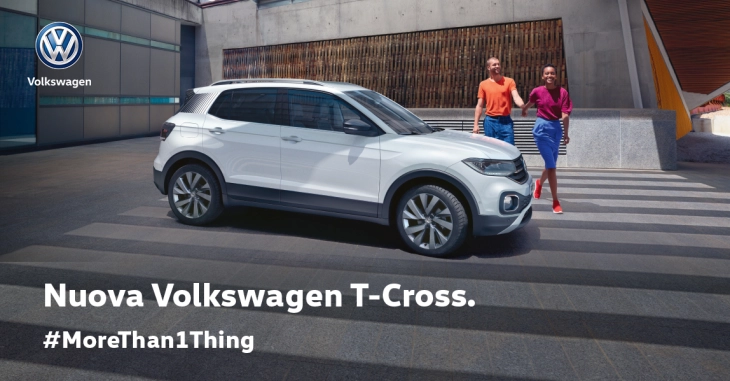 Volkswagen T-Cross è #MoreThan1Thing