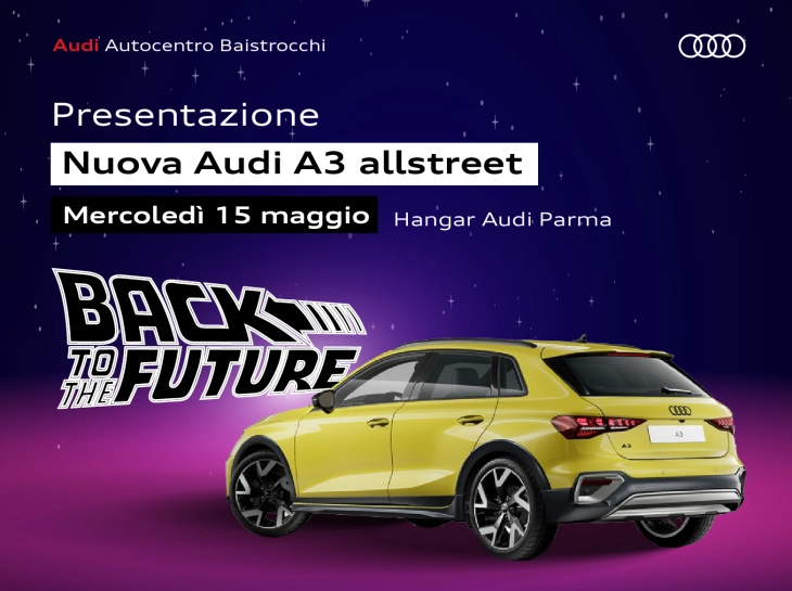Evento di lancio Nuova Audi A3 allstreet