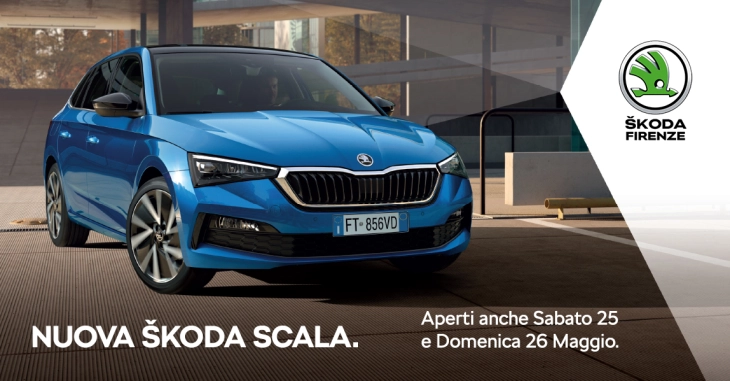 Nuova Škoda Scala arriva a Firenze