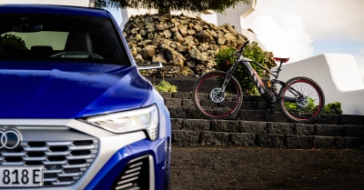 Audi electric mountain bike.