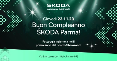 Buon compleanno Škoda Parma!
