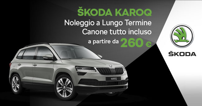Promozione Škoda Karoq a Noleggio 