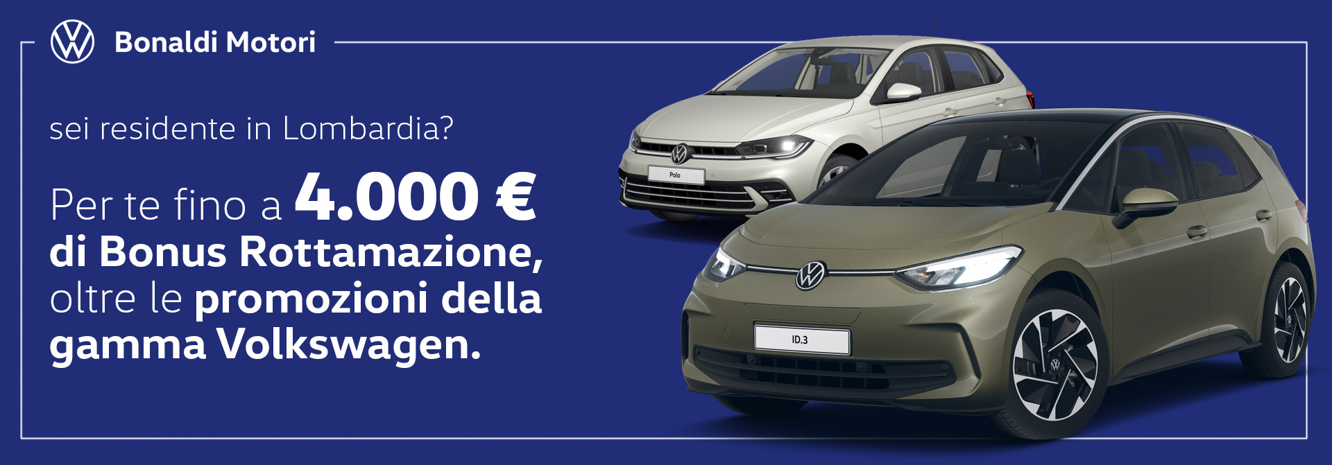 Volkswagen Bonaldi | Bonus Rottamazione Regione Lombardia 2023